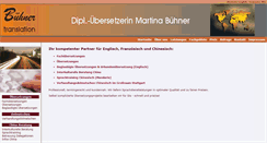 Desktop Screenshot of buehner-translation.de